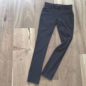 Theory Elly Rave Stretch Pull On Black Ponte Pants
